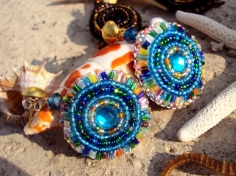Sea Foam Blue Earrings https://www.etsy.com/listing/176671215/summer-blue-rainbow-sparkling-and-shiny?ref=shop_home_active_7